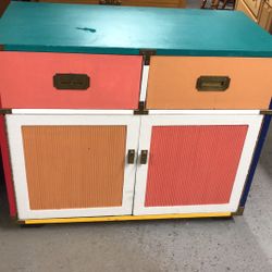 32”wx18”dx30”h Very strong solid wood cabinet