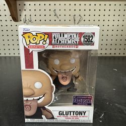 Funko POP! Animation Gluttony Fullmetal Alchemist Exclusive Figure #1582