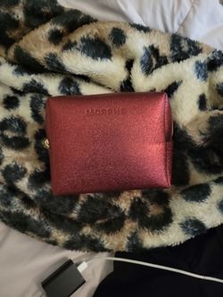 Morphe Red Metallic Makeup Bag