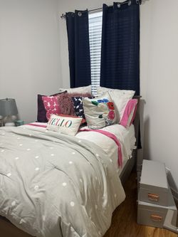 Bedroom Set With Nightstand And Tall Dresser