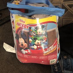 Mickey Mouse Toddler Bedding 
