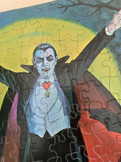 Vintage Dracula 🧛‍♂️ Horror Monster 1974 Puzzle  Thumbnail