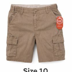 ✨ Boys Cargo Shorts NEW with Tags – Size 10 👦🔥