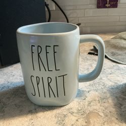 Rae Dunn by Magenta "FREE SPIRIT" ceramic coffee mug