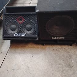2 Carvin Speakers Work Great
