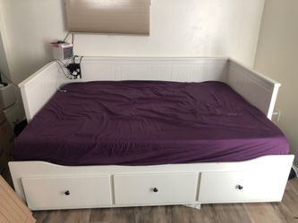 Day-bed/trundle, White (Pickup only)