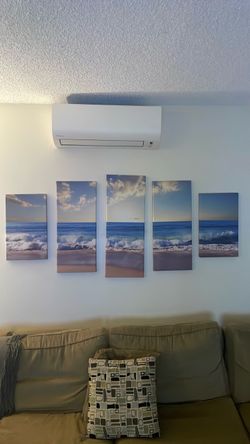 Ocean 5 piece artwork