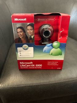 Microsoft LifeCam VX-3000 USB 2.0 Webcam Autofocus Camera – NEW Sealed