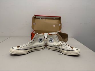 New Converse Chuck Taylor A00473C 70 Hi Desert Sand Egret Sneakers (Shoes Size: 7.5 Men | 9.5 Women)
