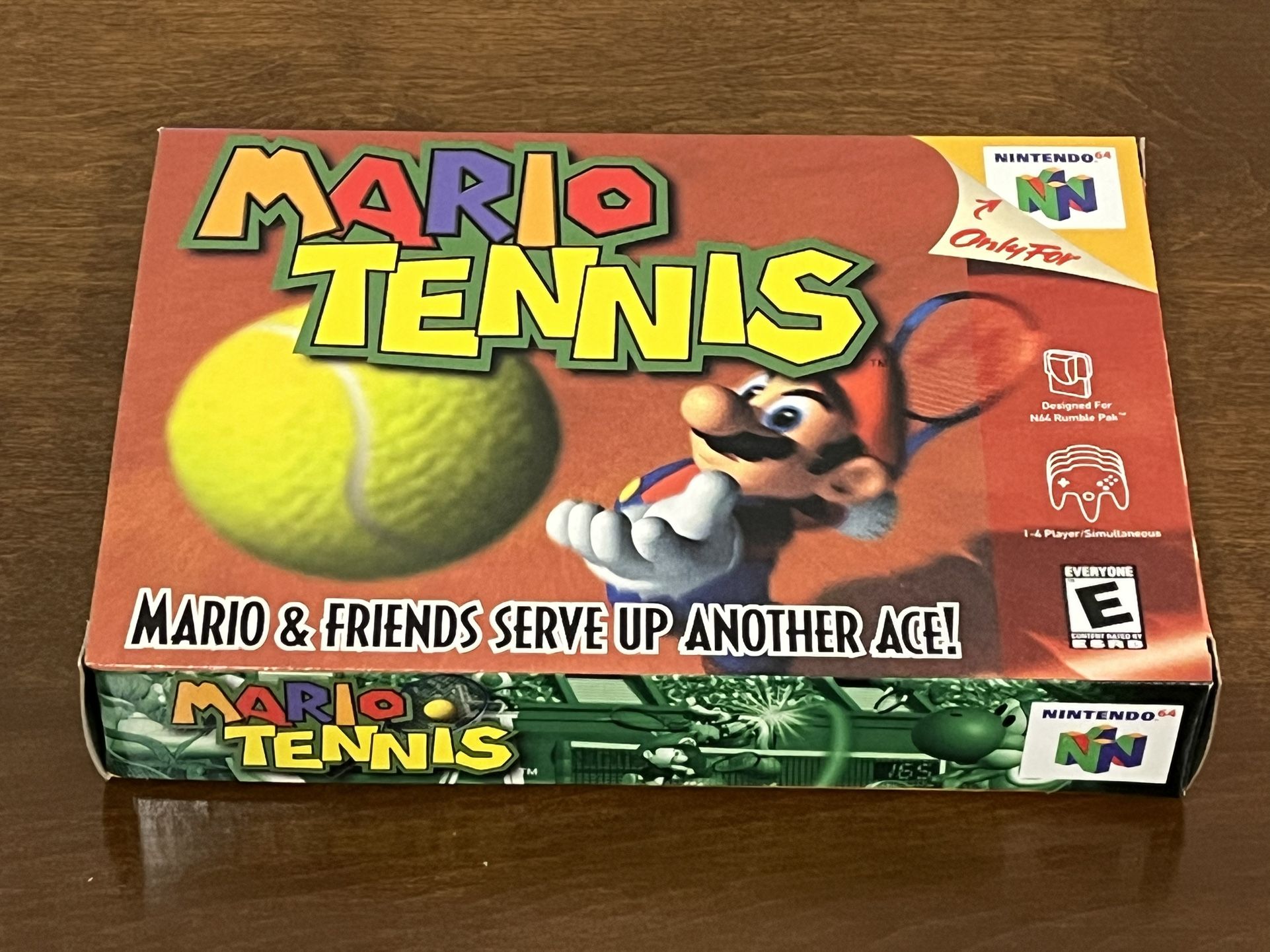 BOX ONLY - Mario Tennis (N64 - 2000)