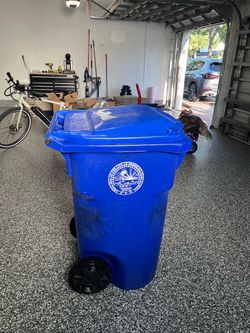 Garbage Recycle Can with Wheels