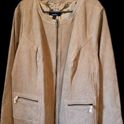 Women’s 3X Vintage Leather Jacket Never Worn