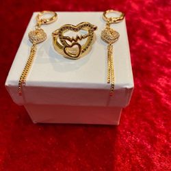 Earrings And Ring! Happy Valentine’s! 🌹