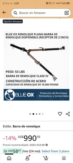 Blue Ox | Avail Tow Bar | BX7420 | 10,000 lbs. Capacity