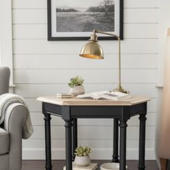 OCTAGON END TABLE 