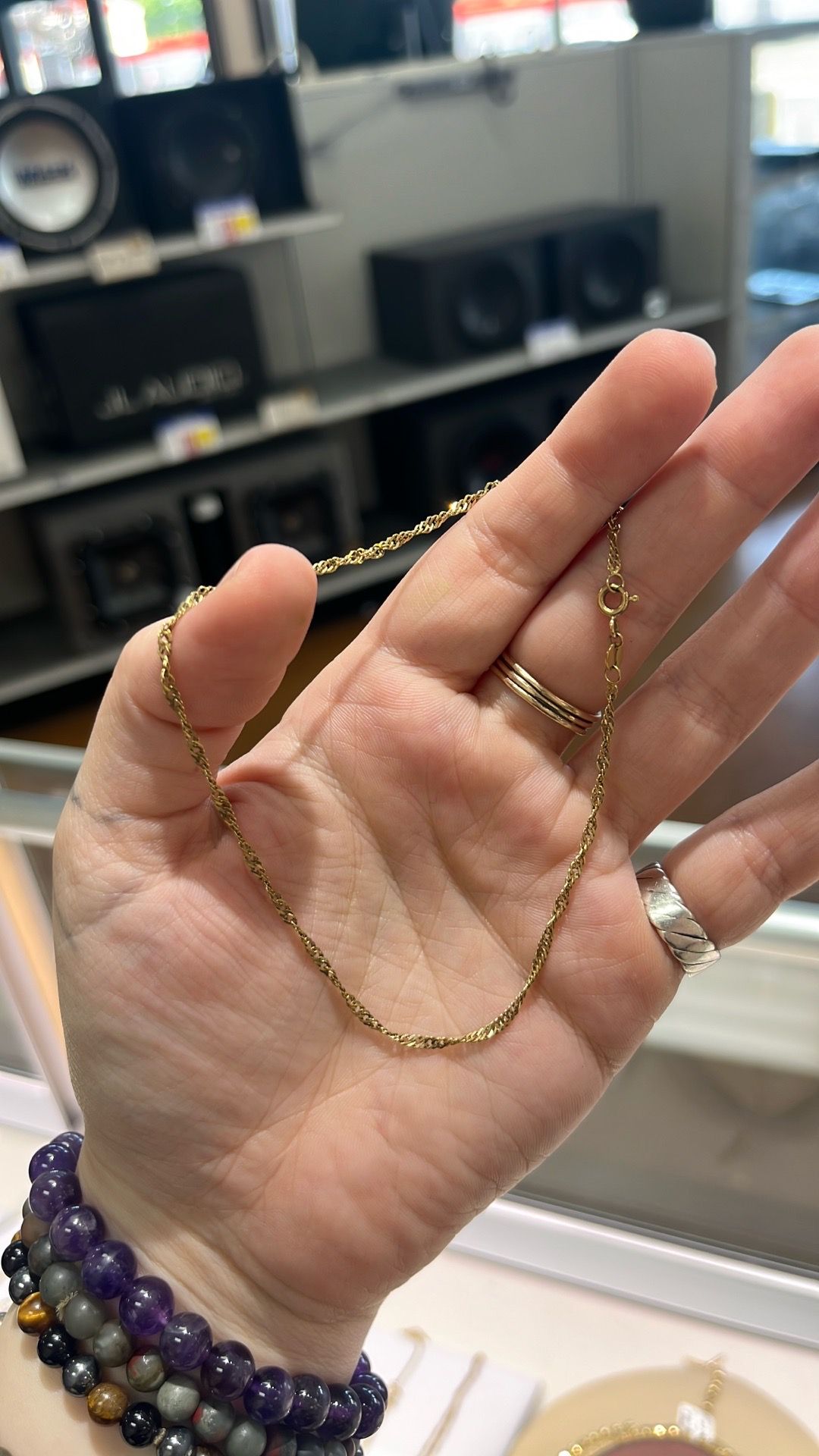 Gold Link Anklet