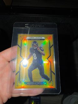 Lamar Jackson gold Obsidian/10