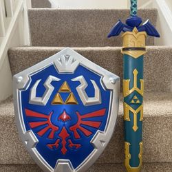 Legend of Zelda Sword and Shield Set 