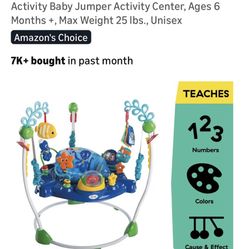 🌊 Baby Einstein Neptune’s Ocean Discovery Jumper 🌊