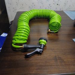 50 Ft EVA Recoil Garden Hose 
