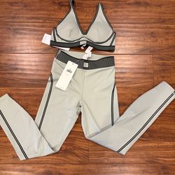 ALO heart throb set sage green size 4/6and 8 available
