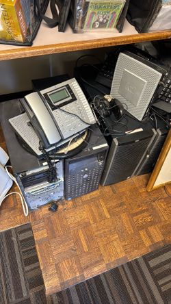 Old computers and monitors