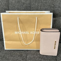 Michael Kors pink wallet