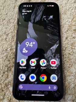 Google pixel 8A unlocked 128gb. No scratch, no damage. Nothing issues with the phone. Everything is perfectly work.