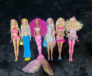 Barbie Dolls & Color Reveal Mermaid Lot