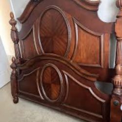 Full-size Victorian bed$130