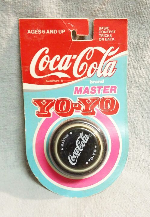 Rare Collectable Genuine Russell Black Master Coca Cola Yo-Yo