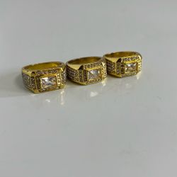 Gold Ring With Diamonds 