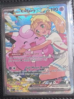 Lillie's Clefairy ex Pokémon Card 280/217