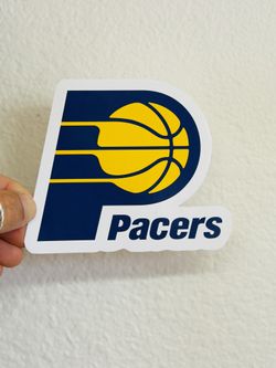 5 inch Indiana Pacers Basketball NBA Car Bumper Decal