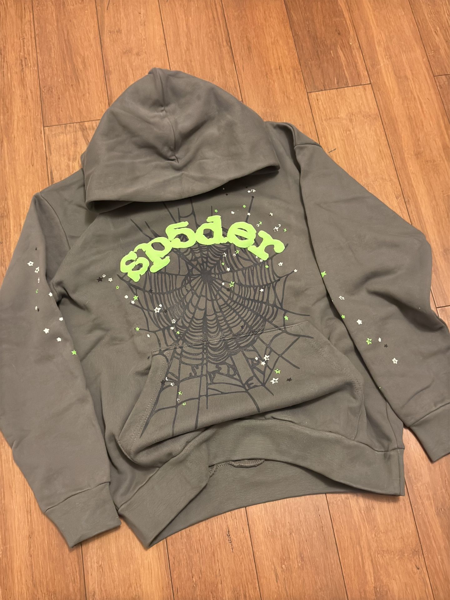 DARK GRAY SPYDER HOODIE