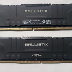 Ballistix DDR4 3200 RAM 8gb Each X2 16gb