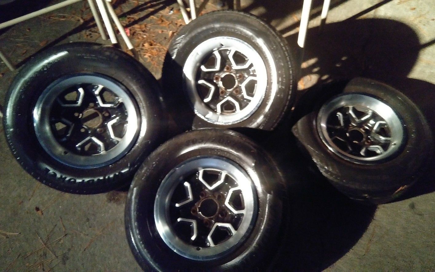 Chevy rally wheels 5 lug 14 monte s10 el Camino