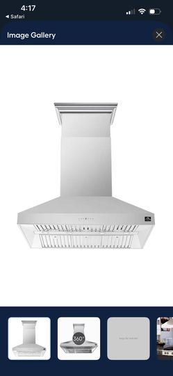 FORNO 48 inch Ducted 1200-CFM Stainless Steel Island Range Hood