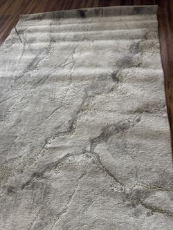 Gray area rug
