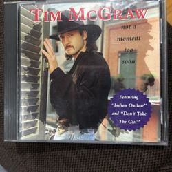 Not a Moment Too Soon by McGraw, Tim (CD, 1994)