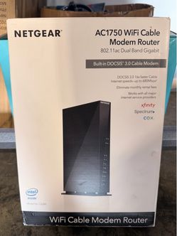 Netgear AC1750 WiFi Cable Modem Router Brand New In Box