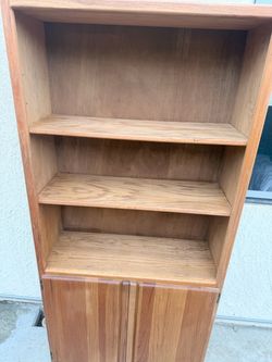 Real wood bookshelf