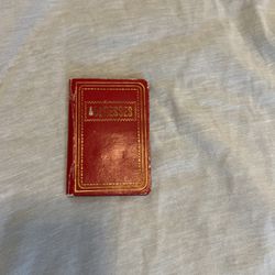 Antique Red Address Book