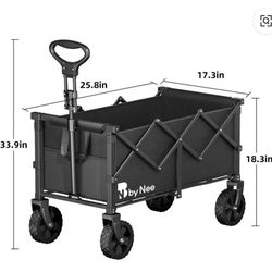 Collapsible Camping Wagon Cart – Folding Utility Wagon