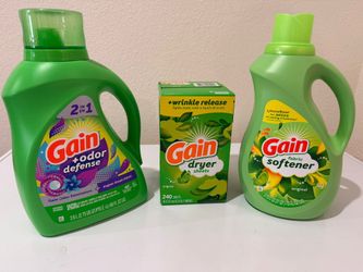 Gain Laundry Bundle. Gain Combo. Lavandería. Detergente Lavar. Detergent 