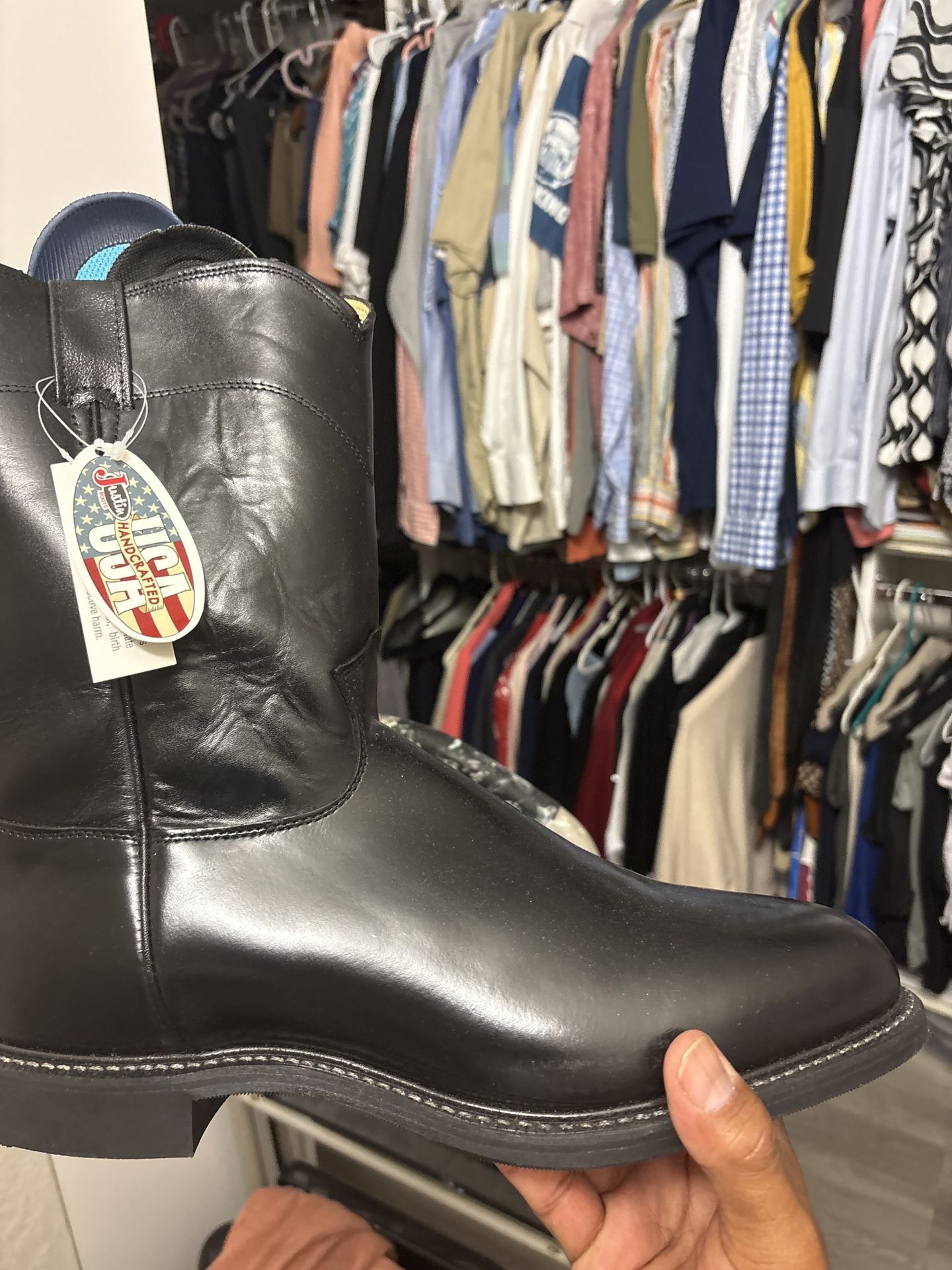 Men’s Size 13 Black Work Boots – Excellent Condition