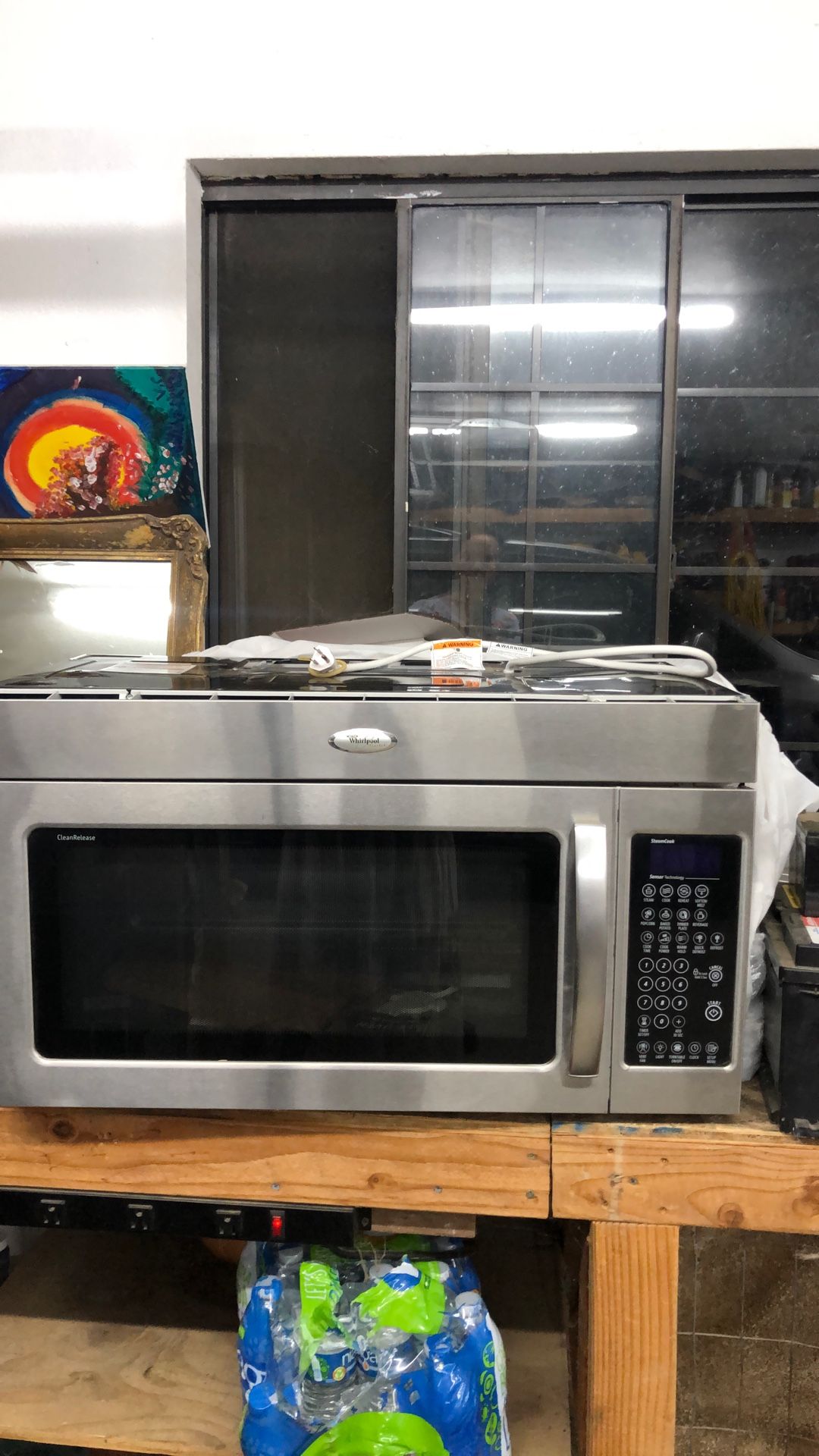 Whirlpool Microwave With Built In Range Good