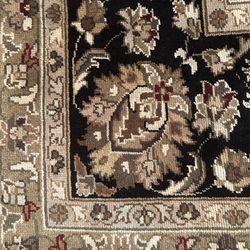 Hand-Weaved Authentic Wool Rug (Rug Pad Included)l