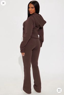 Zip up pant set