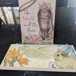 Bunny Wooden Signs 🐇🐰